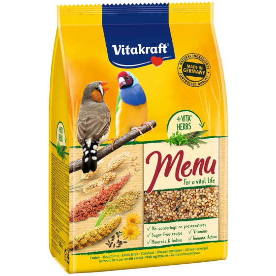 VITAKRAFT Menu Premium Exotics 500gr bird food