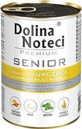 Dolina Noteci Premium Senior Kurczak z Marchewką i Bazylią 400g