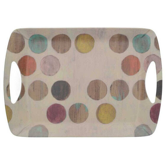 CREATIVE TOPS Retro Spot Large Luxury Handled Tray