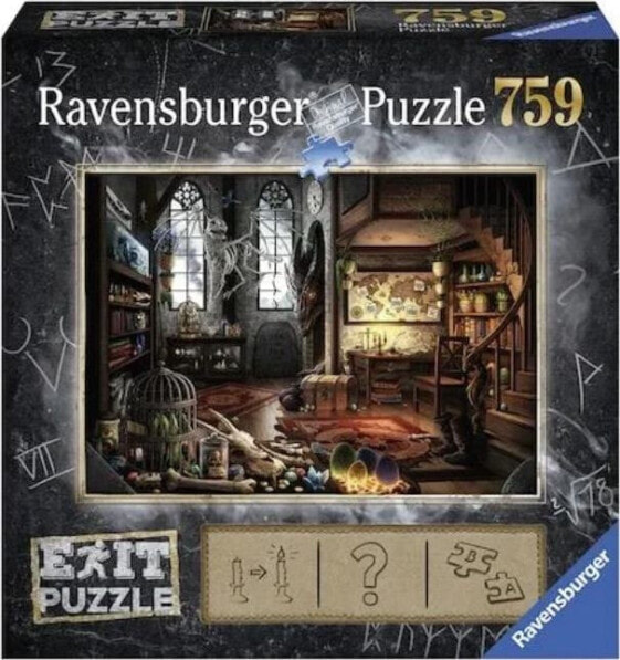 Ravensburger Ravensburger Puzzle Exit Gra Tajemniczy Pokój 759 el. uniwersalny