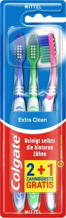 Zahnbürste Extra Clean mittel (2+1Gratis), 3 St