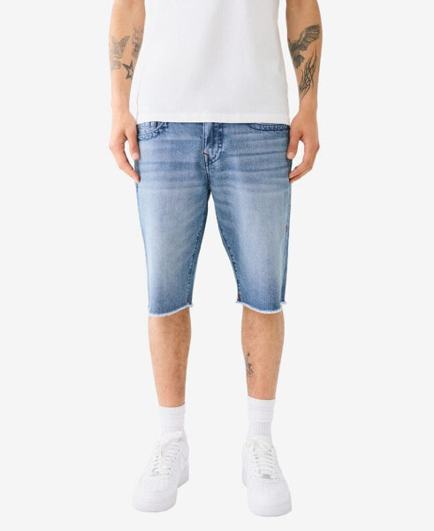 Men's Ricky No Flap Fray Hem Straight Shorts