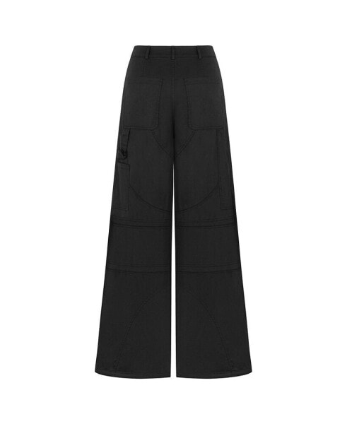 Women's Contrast Top Stitching Pants