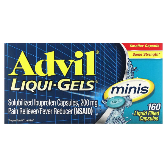 Liqui-Gels, Minis, 200 mg, 160 Liquid Filled Capsules