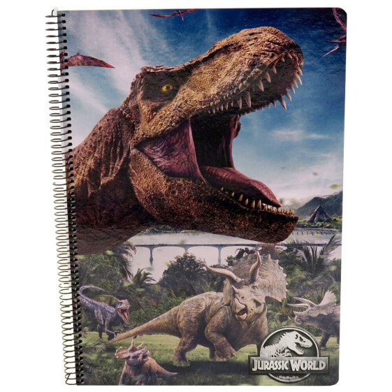 JURASSIC WORLD A4 Spiral Notebook