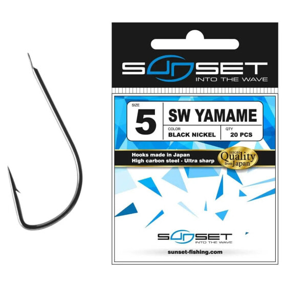 SUNSET Sunhooks SW Yamame Spaded Hook 20 units