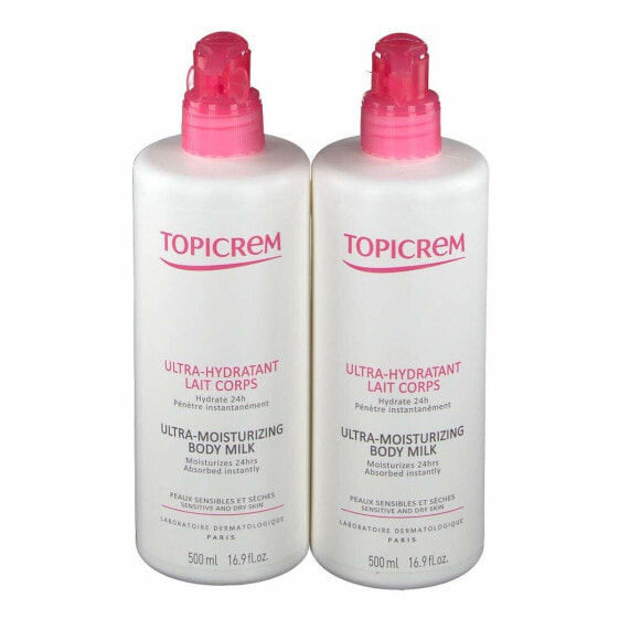 Молочко для тела Topicrem 2 штук 500 ml