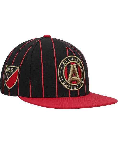 Men's Black Atlanta United FC Team Pin Snapback Hat