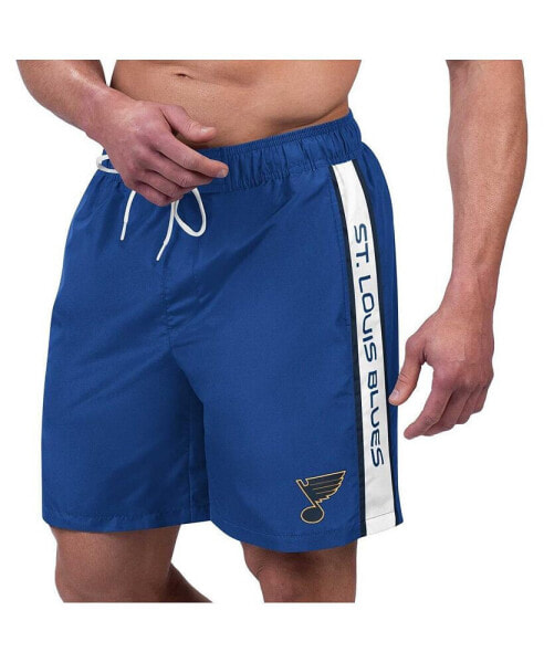 Men's Blue St. Louis Blues Streamline Volley Swim Trunks