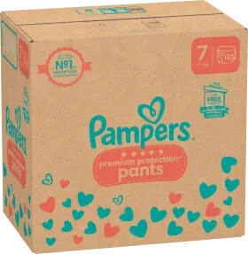 Baby Pants Premium Protection Gr. 7 Extra Large (17+ kg), Monatsbox, 123 St