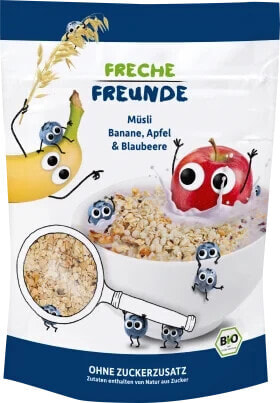 Kindermüsli Banane, Apfel & Blaubeere ab 1 Jahr, 220 g