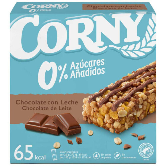 CORNY Cereal Bars With Milk Chocolate 0% Added Sugar 20g