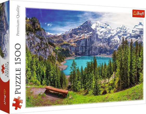 Trefl Puzzle 1500 elementów Jezioro Oeschinen Alpy