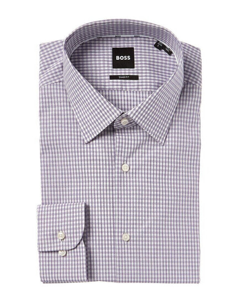 Boss Hugo Boss Sharp Fit Dress Shirt Men's Purple 16