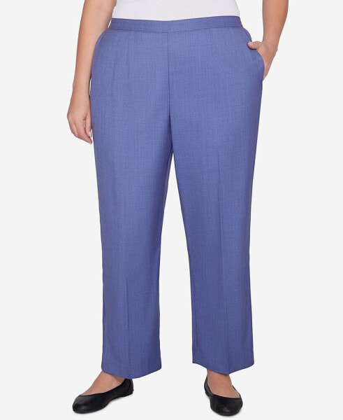 Plus Size Worth Avenue Avenue Classic Short Length Pant