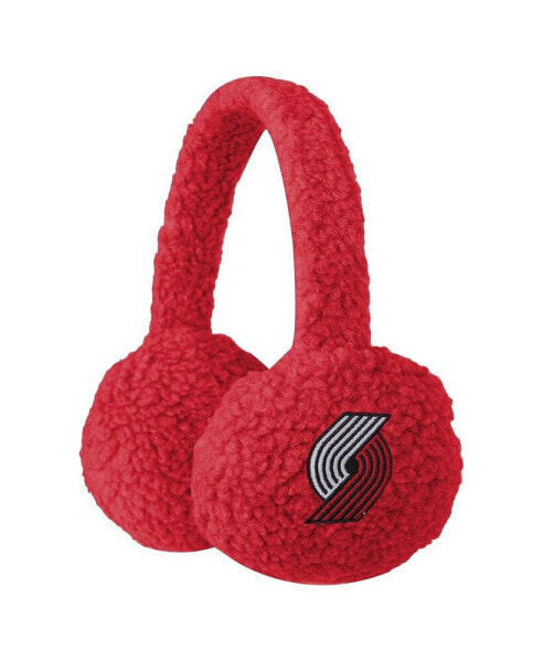 Men's and Women's Red Portland Trail Blazers Sherpa Earmuffs