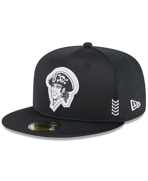 Men's Black Pittsburgh Pirates 2024 Clubhouse 59FIFTY Fitted Hat