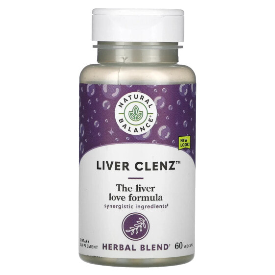 Natural Balance, Liver Clenz, 60 растительных капсул