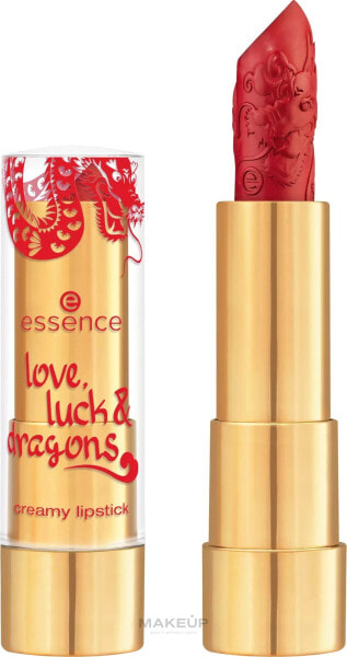 Lippenstift - Essence Love, Luck & Dragons Creamy Lipstick 02 - Dragons Dream In Red