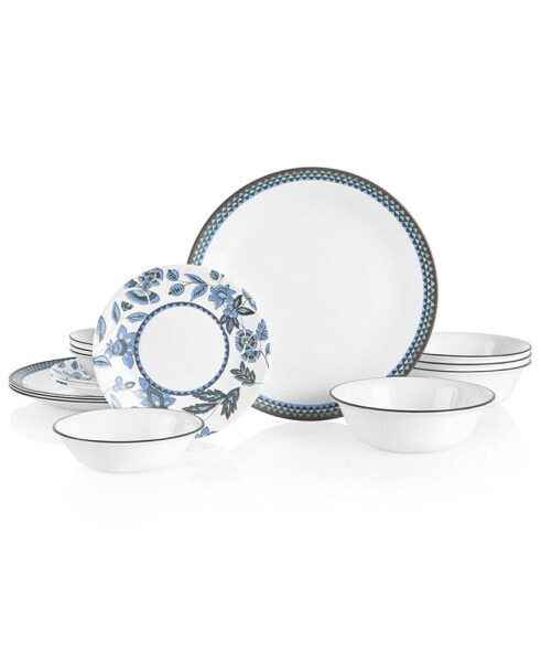 Veranda 16 Pc. Dinnerware Set, Service for 4