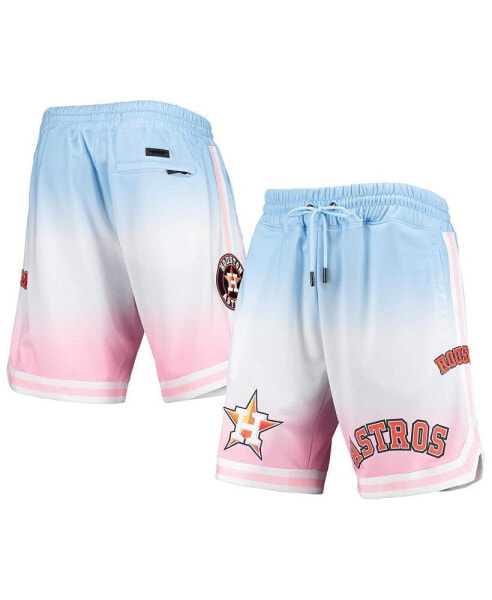 Men's Blue, Pink Houston Astros Team Logo Pro Ombre Shorts