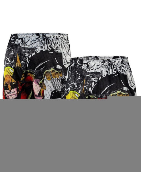 Men's White X-Men Wolverine Retro Shorts