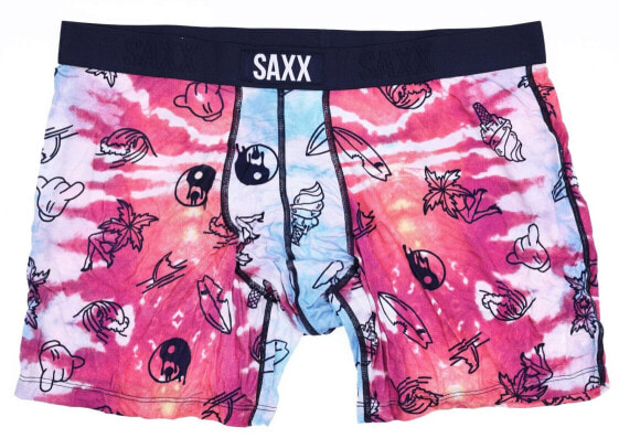 Saxx 285014 Men's Boxer Briefs Multi High Tie-Dye Underwear Size Medium