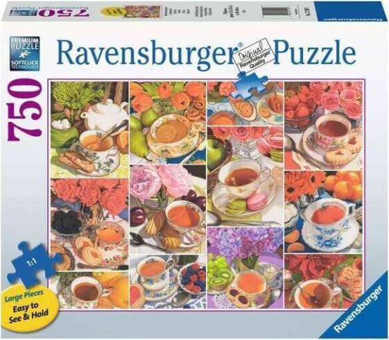 Ravensburger Puzzle 750el Duży format Czas na herbatę 171903 RAVENSBURGER