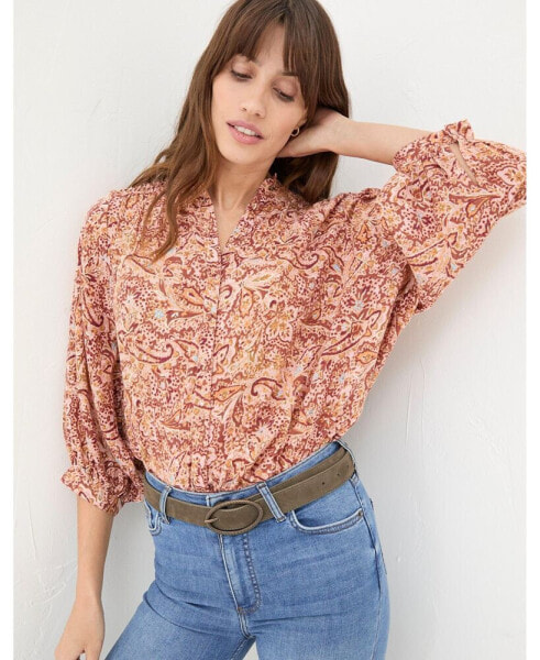 Women's Evelyn Wild Paisley Blouse