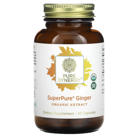 Pure Synergy, SuperPure Ginger, 60 капсул