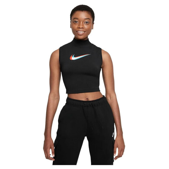 NIKE Sportswear Mock Print sleeveless T-shirt