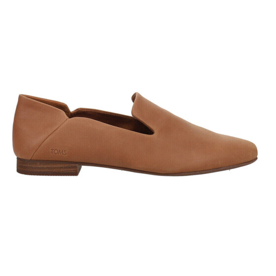 TOMS Lara Slip On Womens Brown Flats Casual 10021356T-200