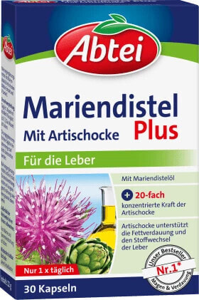 Mariendistel plus Kapseln 30 St, 22 g