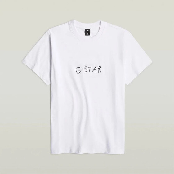 G-STAR D25699 Handwriting Back short sleeve T-shirt