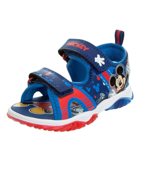 Toddler Boys Mickey Mouse Light-Up Sandals