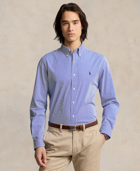 Men's Slim-Fit Stretch Poplin Shirt