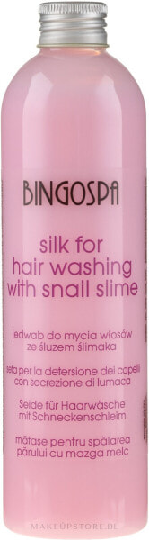 Seide zum Haarwaschen mit Schneckenschleim - BingoSpa Silk For Hair Washing With Snail Slime 300 ml