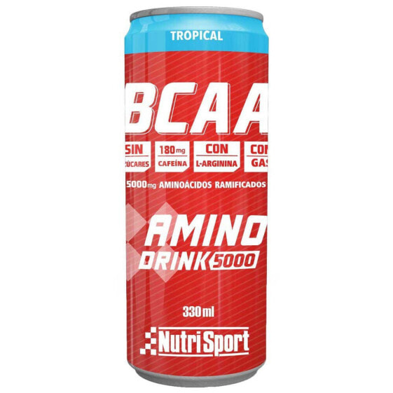 NUTRISPORT Amino Drink 5000 With Caffeine 330ml 1 Unit Tropical Drink