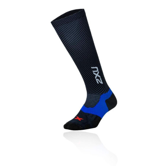 2XU 301859 Elite Lite X-Lock Compression Socks LG (Women's Shoe 11-14)