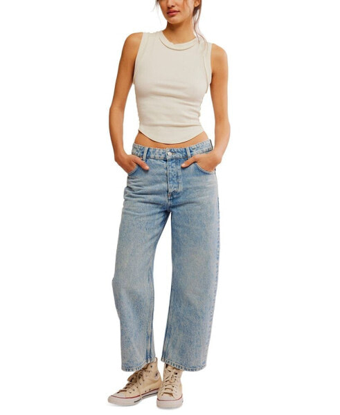 Women's Deep Trance High Rise Barrel Jeans