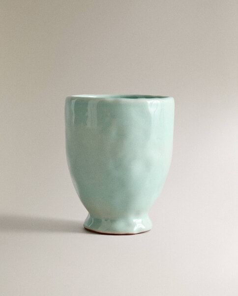 Aquamarine toothbrush holder