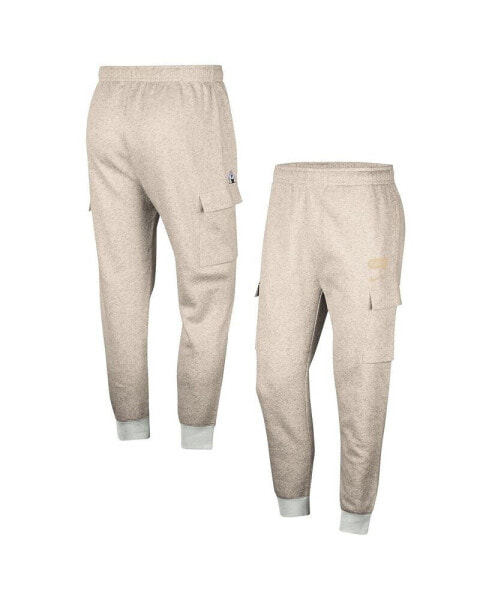 Men's Heather Gray Purdue Boilermakers Club Cargo Jogger Pants