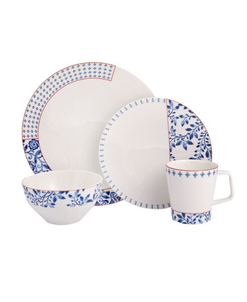 Folksy 4-Piece Place Setting Set