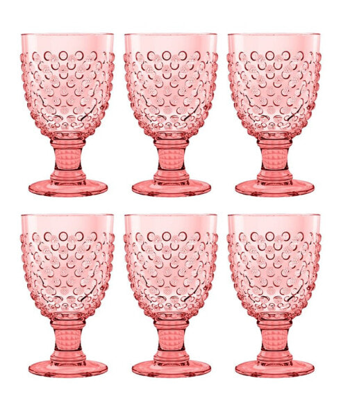 Hobnail Goblet Set of 6