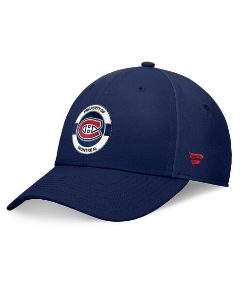 Men's Navy Montreal Canadiens Authentic Pro Training Camp Flex Hat