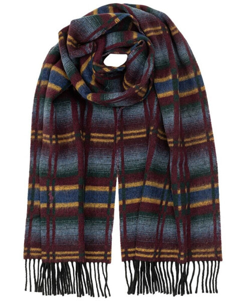 Men's Jacquard Plaid Scarf