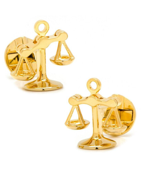 Moving Parts Scales of Justice Cufflinks