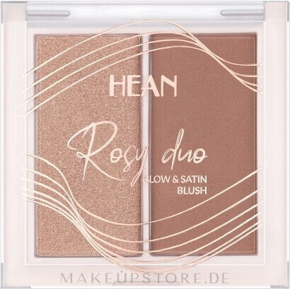 Gesichtsrouge - Hean Rosy Duo Glow & Satin Blush RD6 - Dreamy