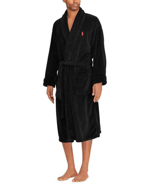 Men's Microfiber Plush Robe