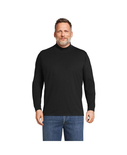 Men's Big & Tall Super-T Mock Turtleneck T-Shirt